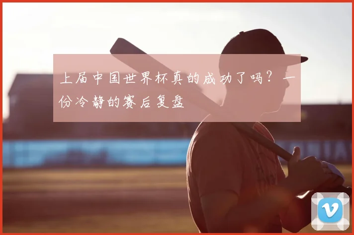 上届中国世界杯真的成功了吗?一份冷静的赛后复盘